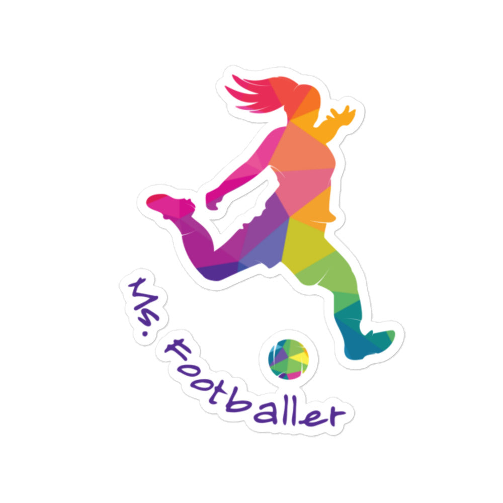 Ms. Footballer Stickers